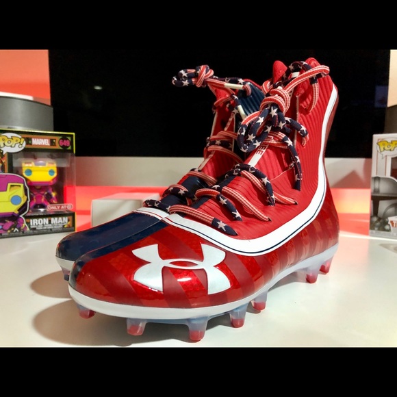 size 7 under armour football cleats